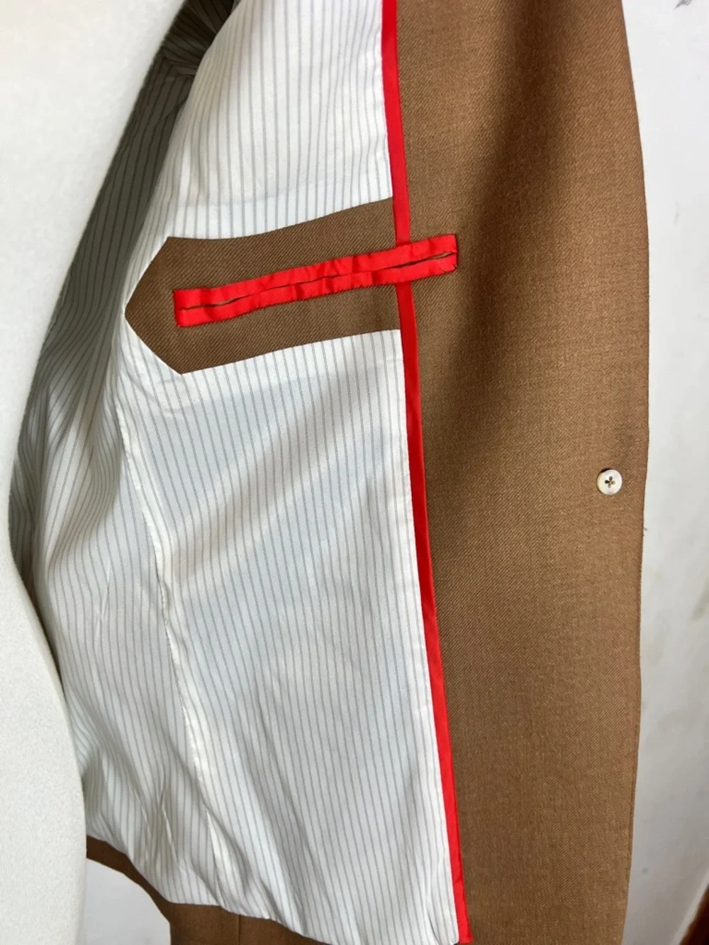 J.Crew Regent Blazer Camel Color Wool Blend Tailored Classic Career Jacket 4 - Picture 9 of 13